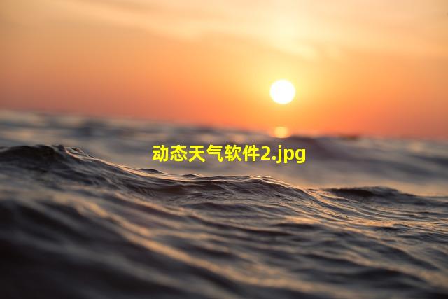 动态天气软件_2